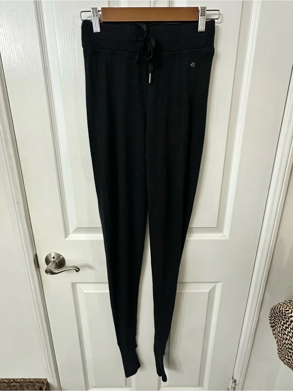 Lululemon Sweet Savasana Sweater Pant Heathered Black, size 4